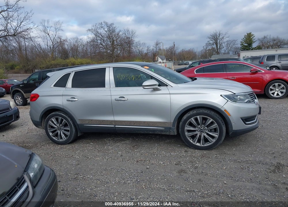 2016 LINCOLN MKX RESERVE VIN: 2LMTJ8LPXGBL83956