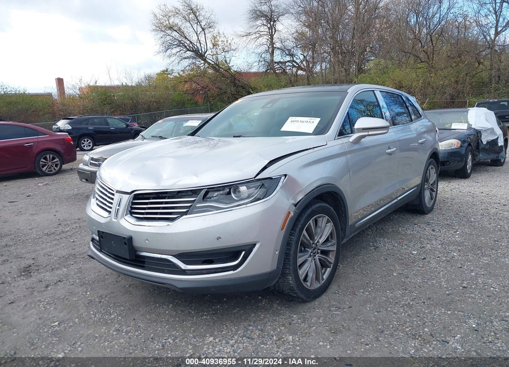 2016 LINCOLN MKX RESERVE VIN: 2LMTJ8LPXGBL83956