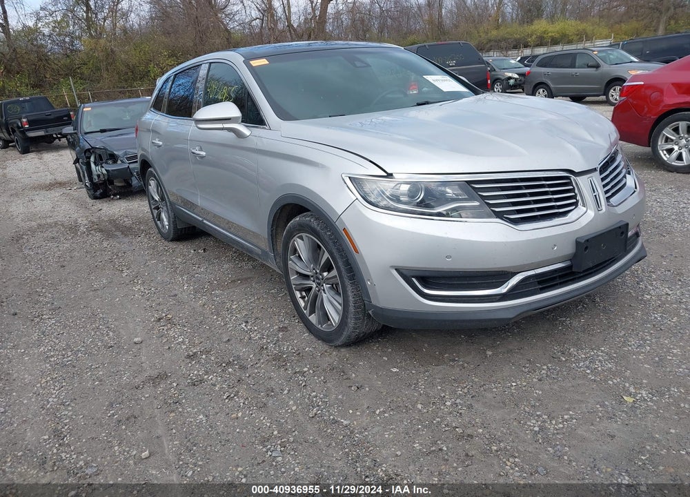 2016 LINCOLN MKX RESERVE VIN: 2LMTJ8LPXGBL83956
