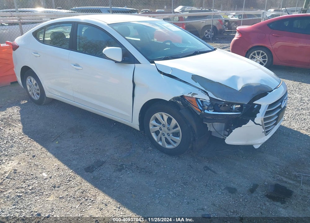 2018 HYUNDAI ELANTRA SE VIN: 5NPD74LF1JH320680