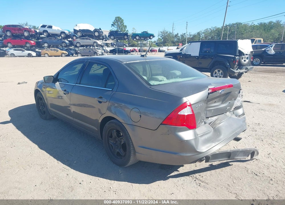 2010 FORD FUSION SE VIN: 3FAHP0HG6AR300990