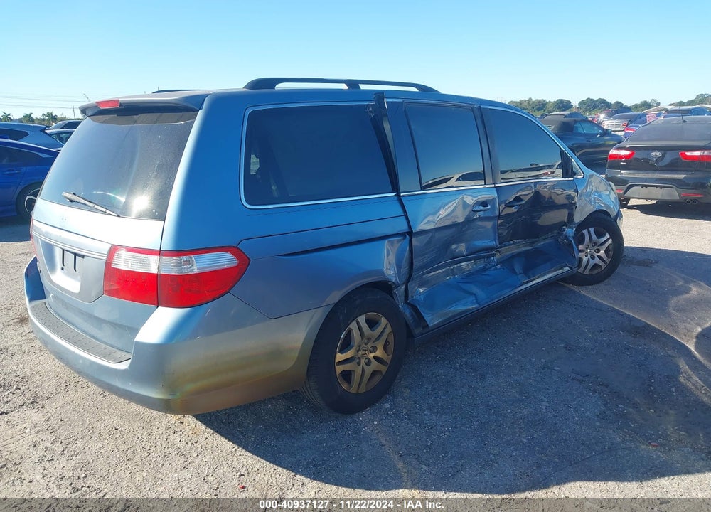 2006 HONDA ODYSSEY EX VIN: 5FNRL38416B099283