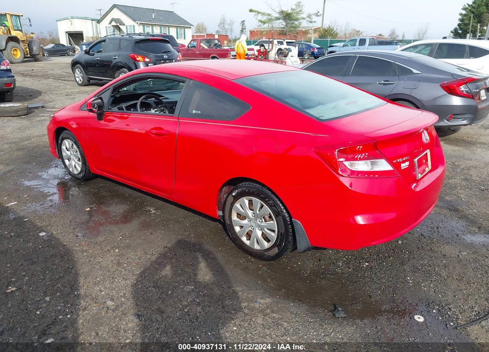 2012 HONDA CIVIC LX VIN: 2HGFG3B57CH550863