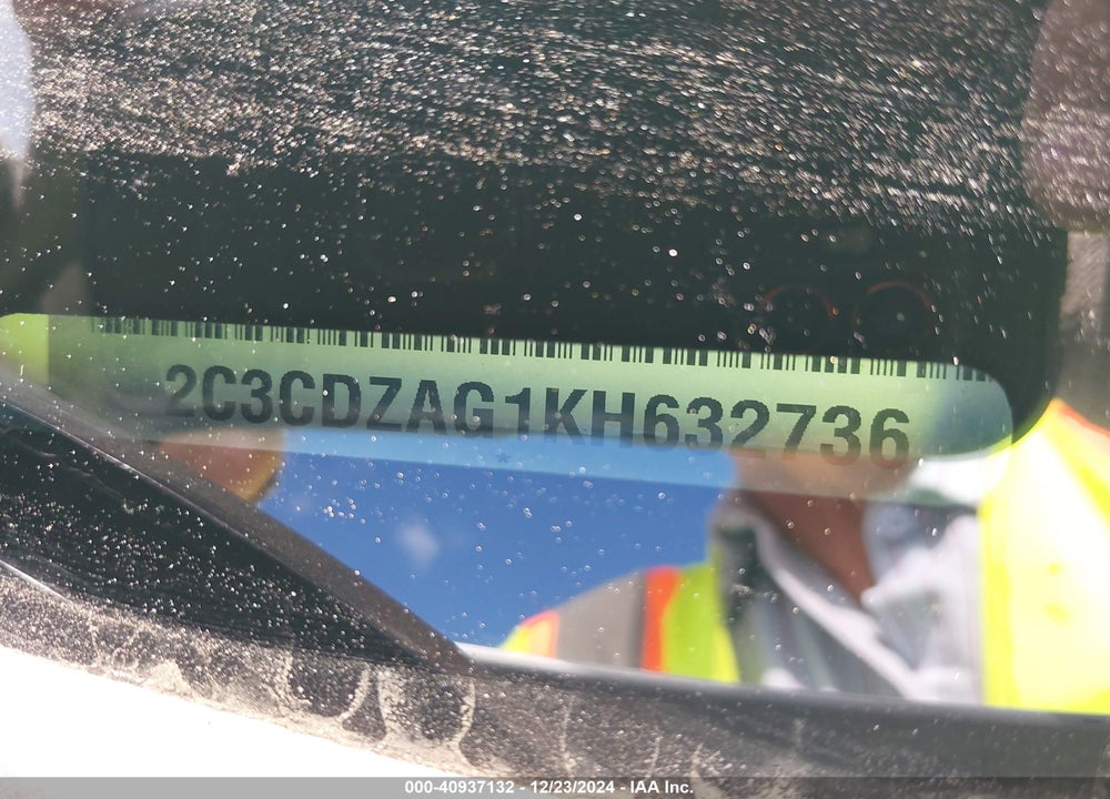 2019 DODGE CHALLENGER VIN: 2C3CDZAG1KH632736