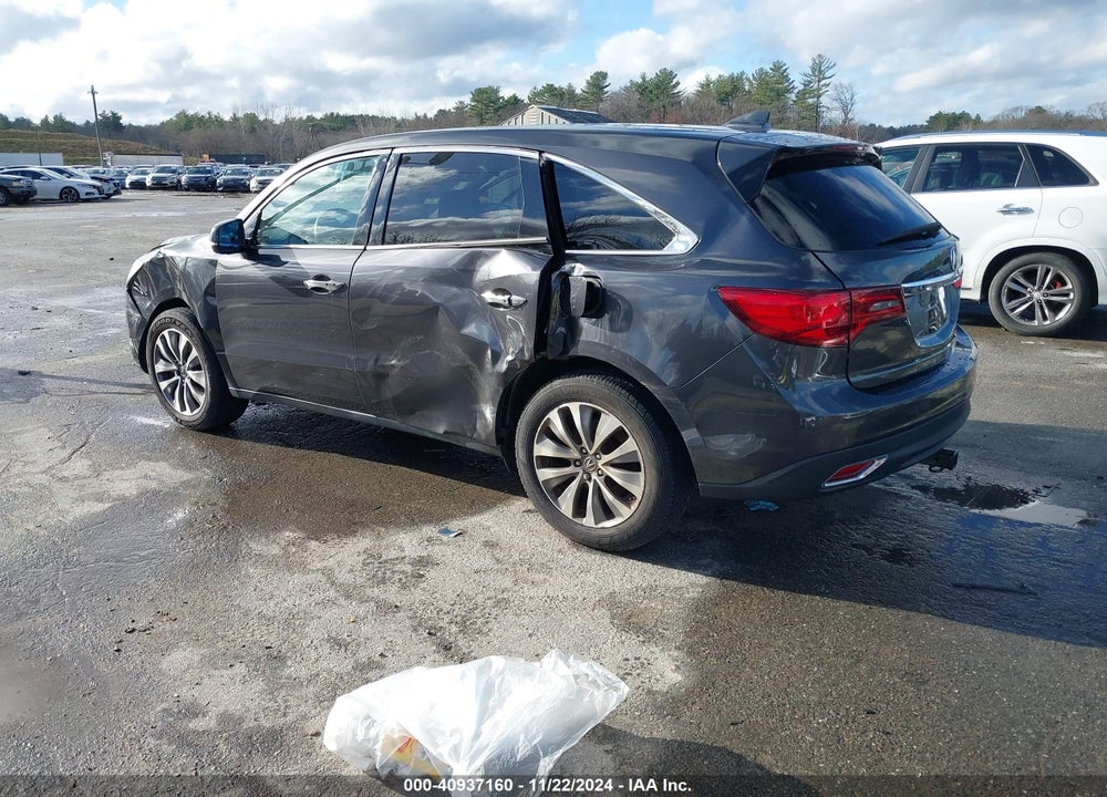 2015 ACURA MDX TECHNOLOGY PACKAGE VIN: 5FRYD4H49FB030483