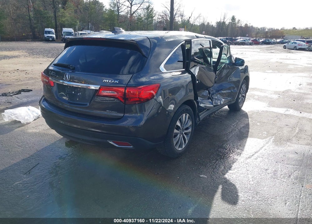 2015 ACURA MDX TECHNOLOGY PACKAGE VIN: 5FRYD4H49FB030483