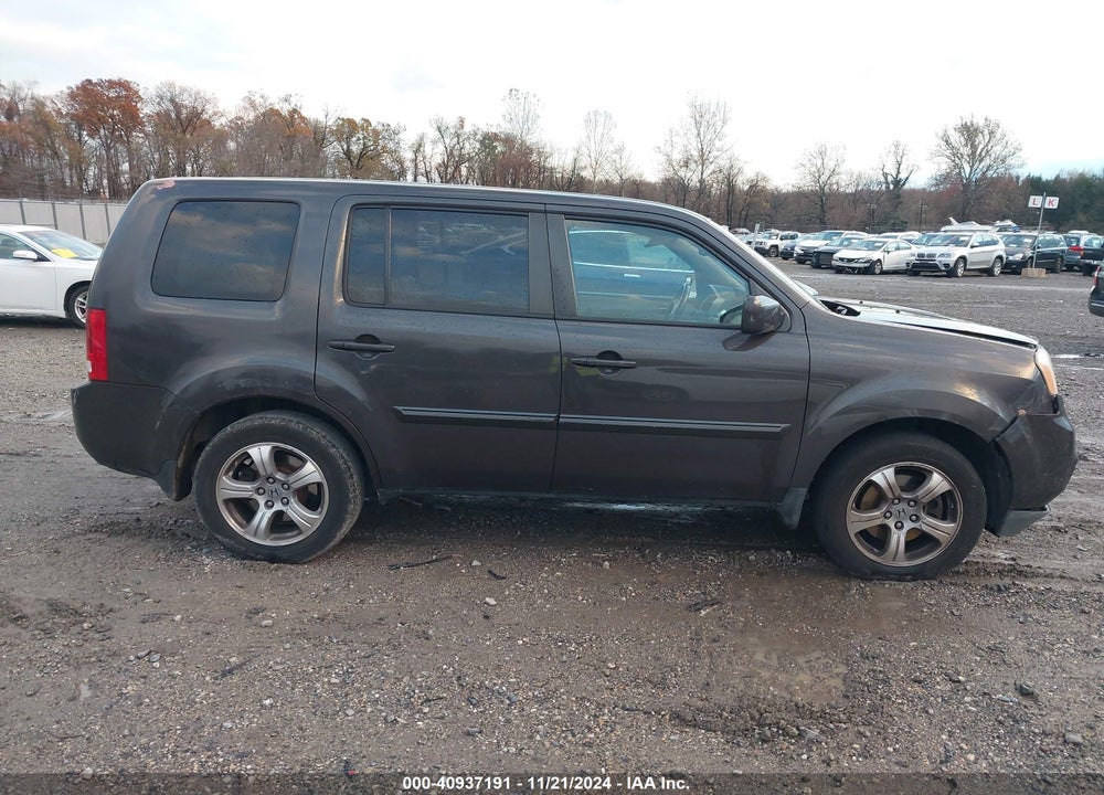 2012 HONDA PILOT EX-L VIN: 5FNYF4H67CB016199