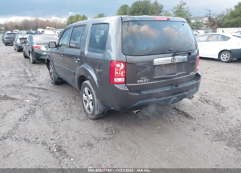 2012 HONDA PILOT EX-L VIN: 5FNYF4H67CB016199