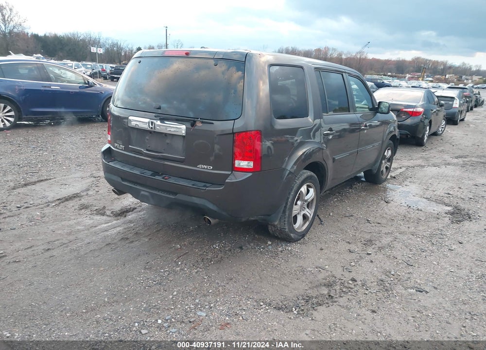 2012 HONDA PILOT EX-L VIN: 5FNYF4H67CB016199
