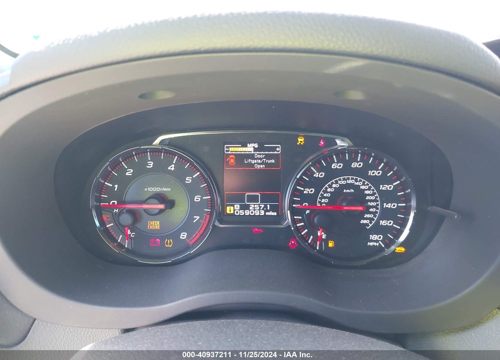 2019 SUBARU WRX VIN: JF1VA1A61K9813850