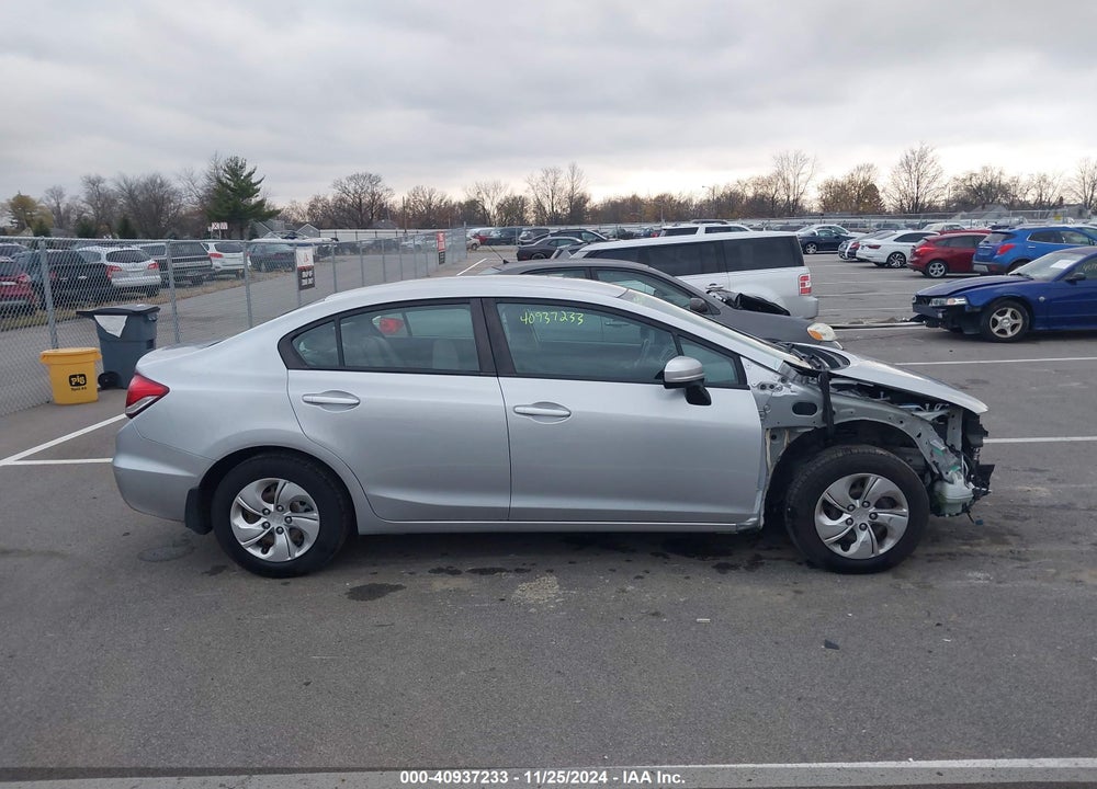 2015 HONDA CIVIC LX VIN: 19XFB2F50FE023698