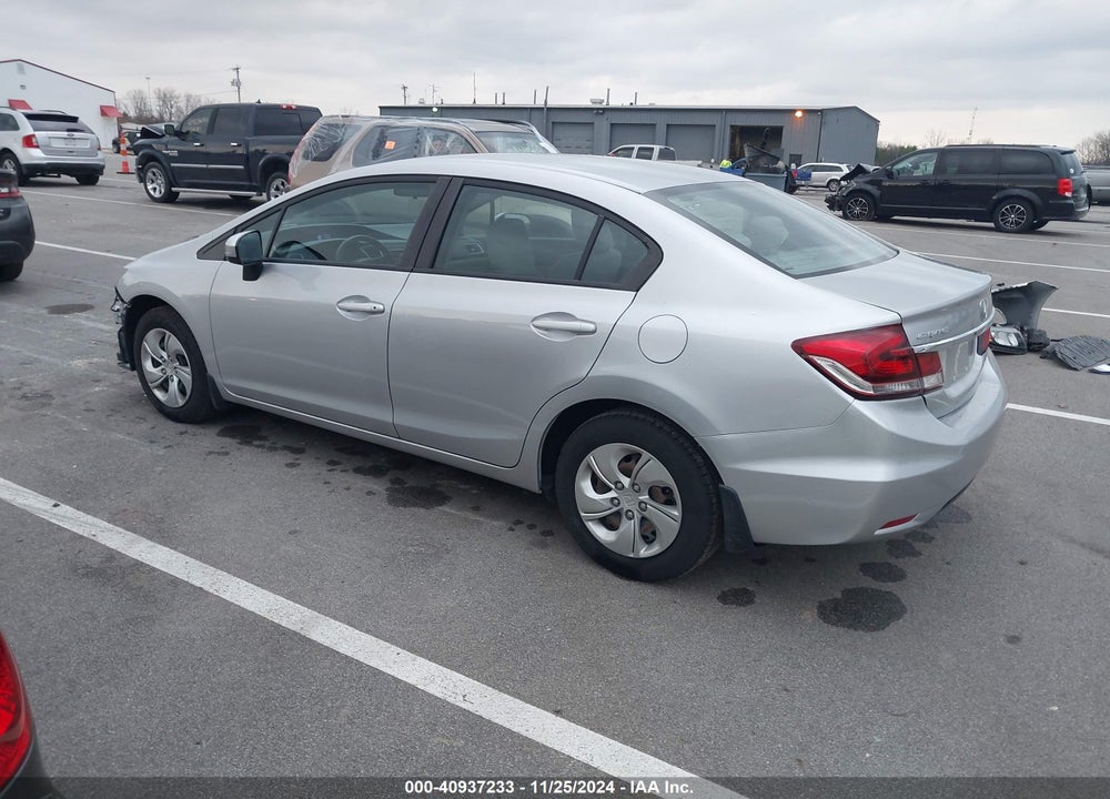 2015 HONDA CIVIC LX VIN: 19XFB2F50FE023698