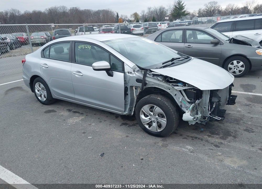 2015 HONDA CIVIC LX VIN: 19XFB2F50FE023698