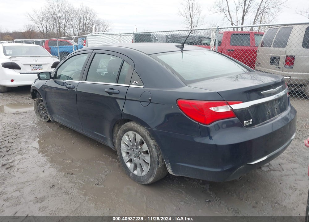 2013 CHRYSLER 200 LX VIN: 1C3CCBAG2DN729075