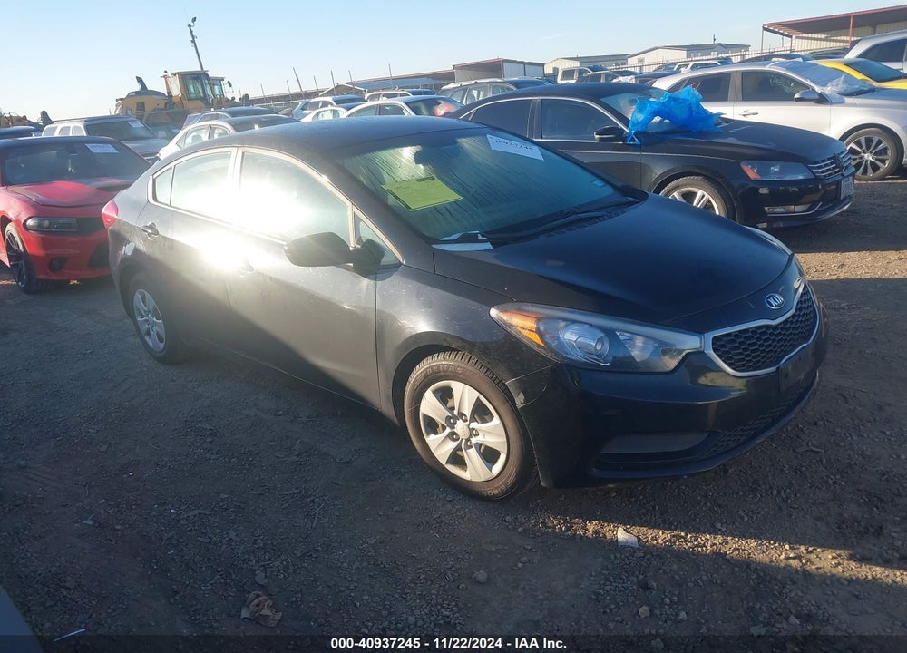 2016 KIA FORTE LX VIN: KNAFK4A67G5538655