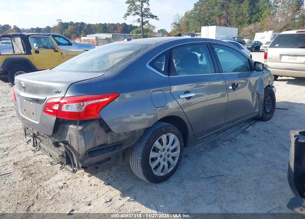 2016 NISSAN SENTRA VIN: 3N1AB7AP9GY324392