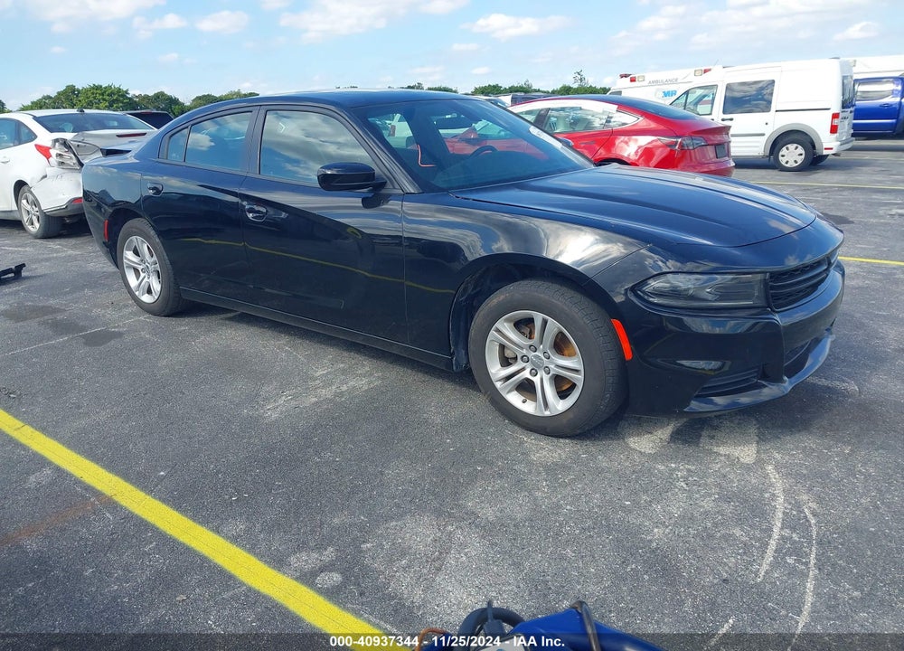 2022 DODGE CHARGER SXT RWD VIN: 2C3CDXBG3NH129345