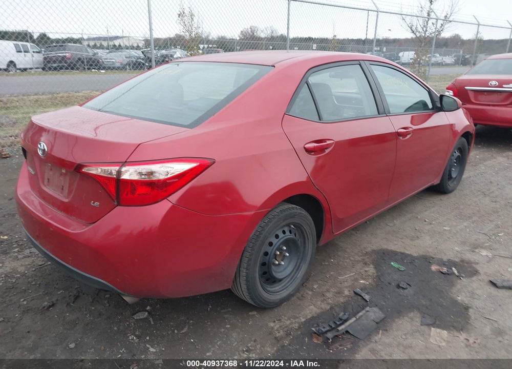 2017 TOYOTA COROLLA LE VIN: 2T1BURHE5HC766650