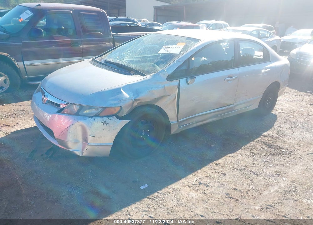 2007 HONDA CIVIC VIN: 1HGFA15587L102304