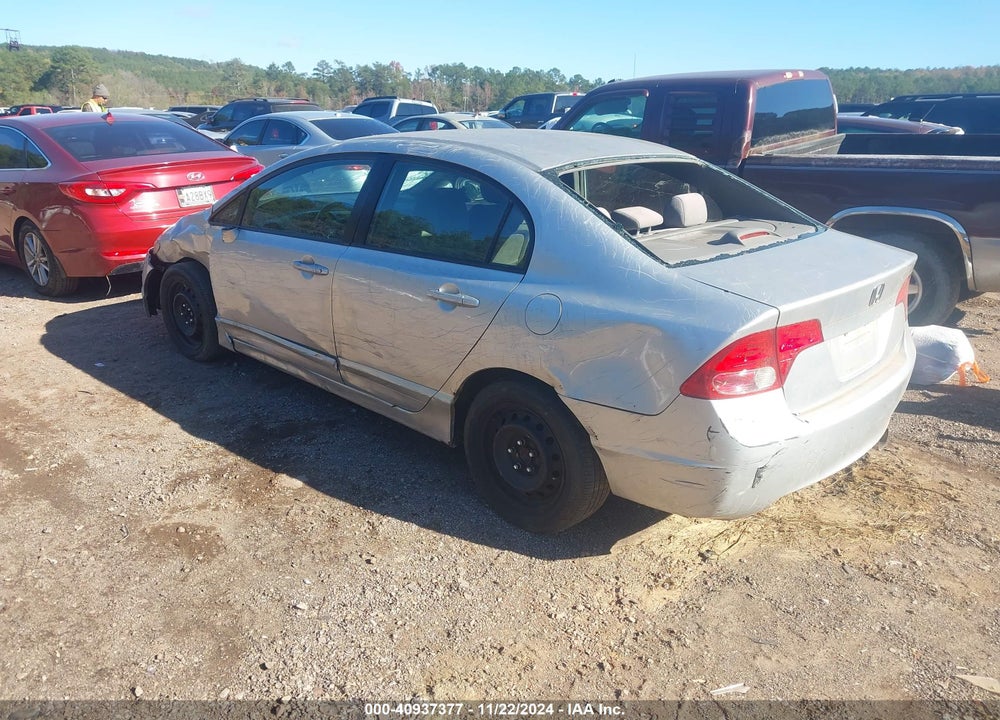 2007 HONDA CIVIC VIN: 1HGFA15587L102304