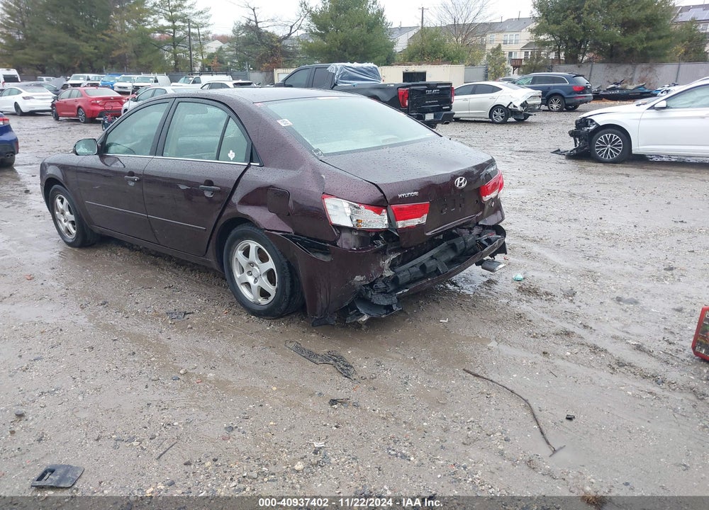 2006 HYUNDAI SONATA GLS V6/LX V6 VIN: 5NPEU46F76H083872