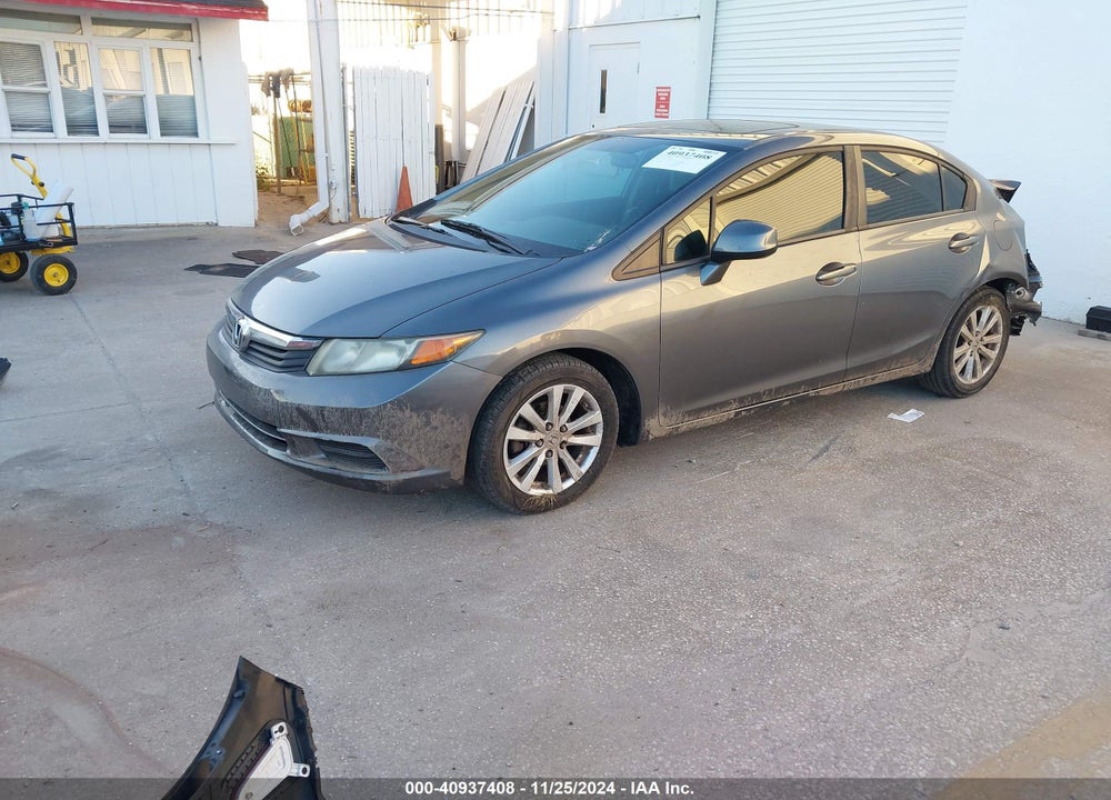 2012 HONDA CIVIC EX VIN: 19XFB2F83CE061366