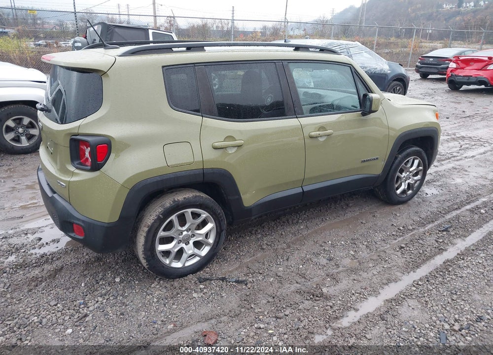 2015 JEEP RENEGADE LATITUDE VIN: ZACCJBBT1FPB83599