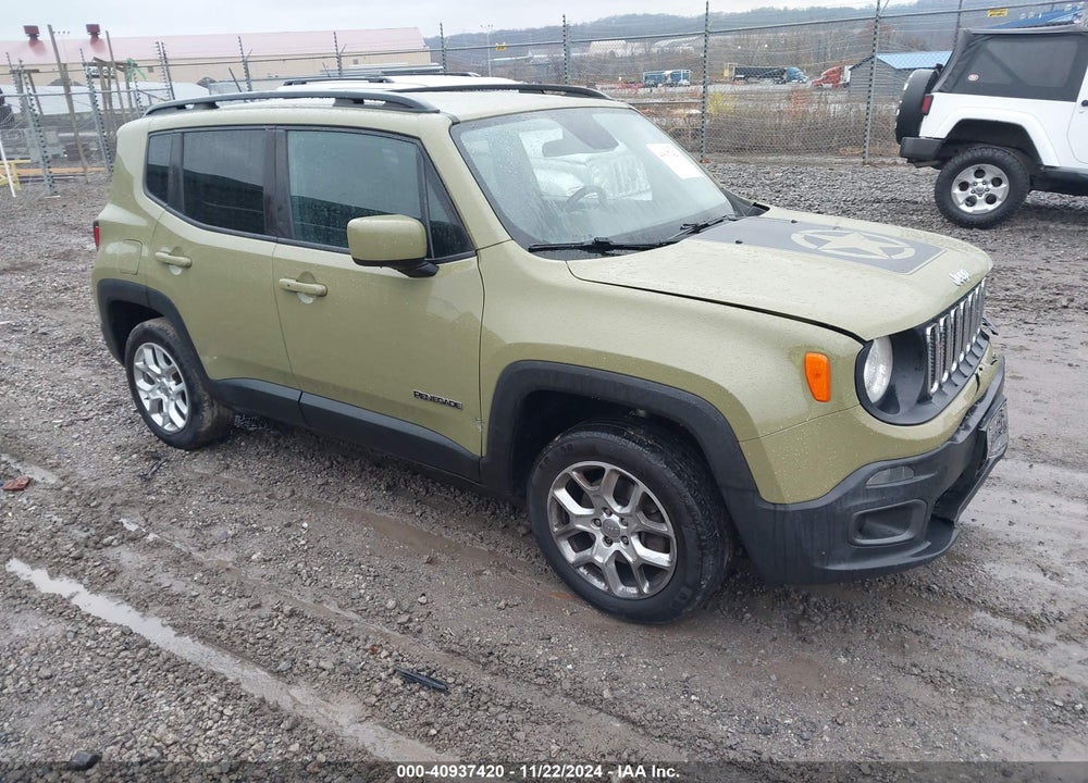 2015 JEEP RENEGADE LATITUDE VIN: ZACCJBBT1FPB83599