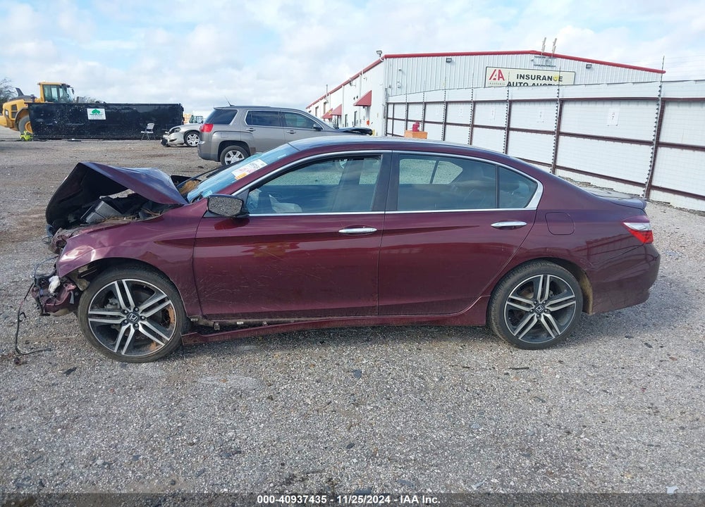 2017 HONDA ACCORD SPORT VIN: 1HGCR2F52HA241499