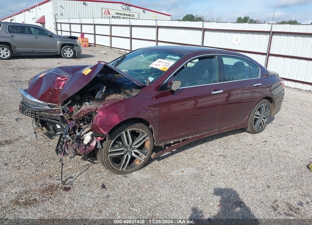 2017 HONDA ACCORD SPORT VIN: 1HGCR2F52HA241499