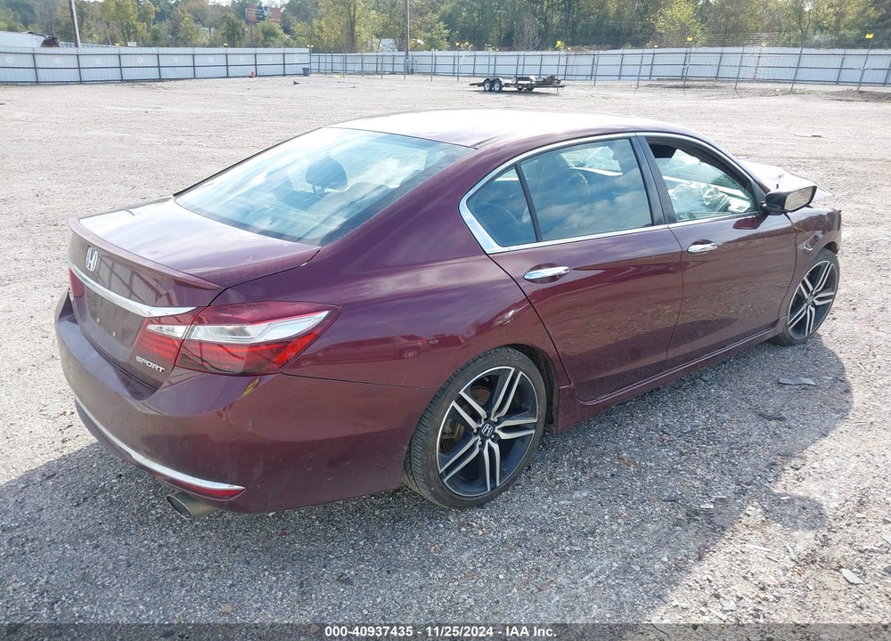 2017 HONDA ACCORD SPORT VIN: 1HGCR2F52HA241499