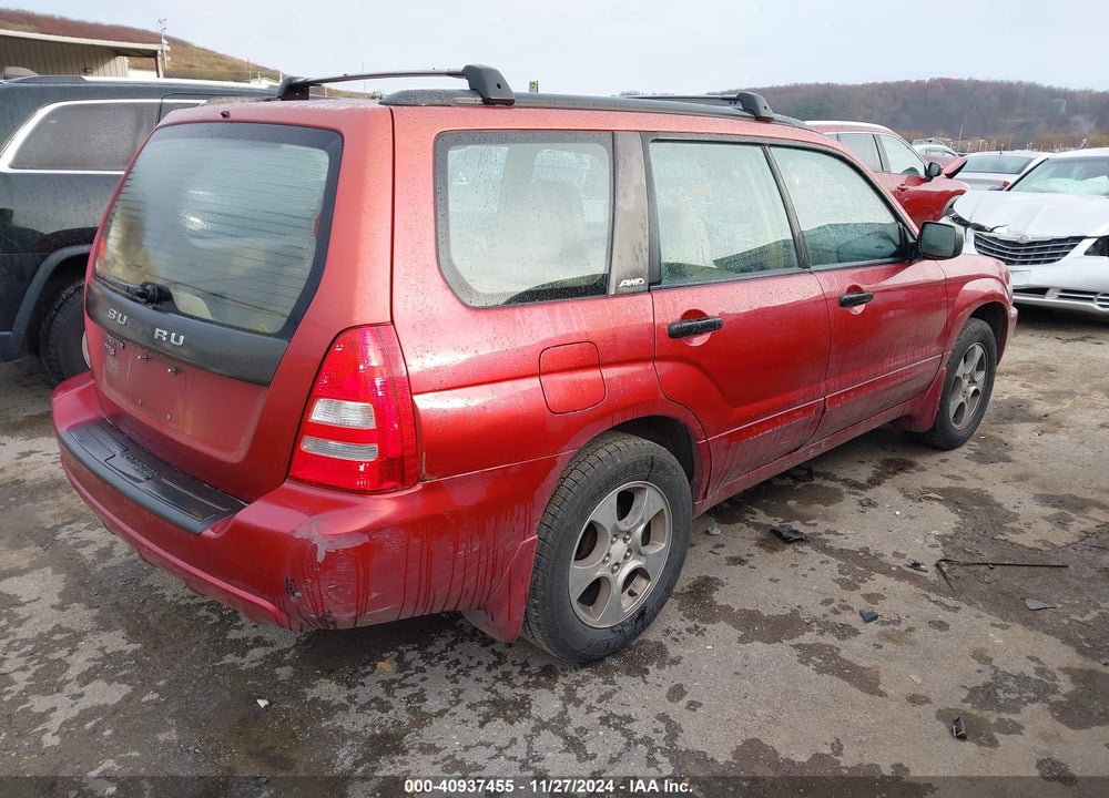 2004 SUBARU FORESTER 2.5XS VIN: JF1SG65684H741451