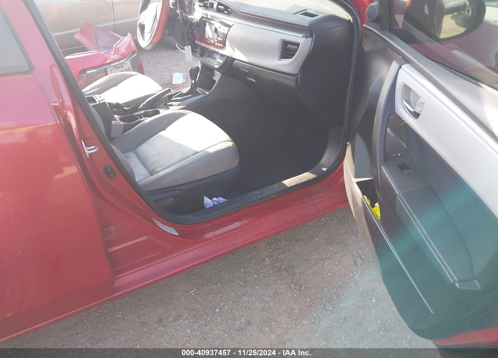 2015 TOYOTA COROLLA LE VIN: 5YFBURHEXFP364328