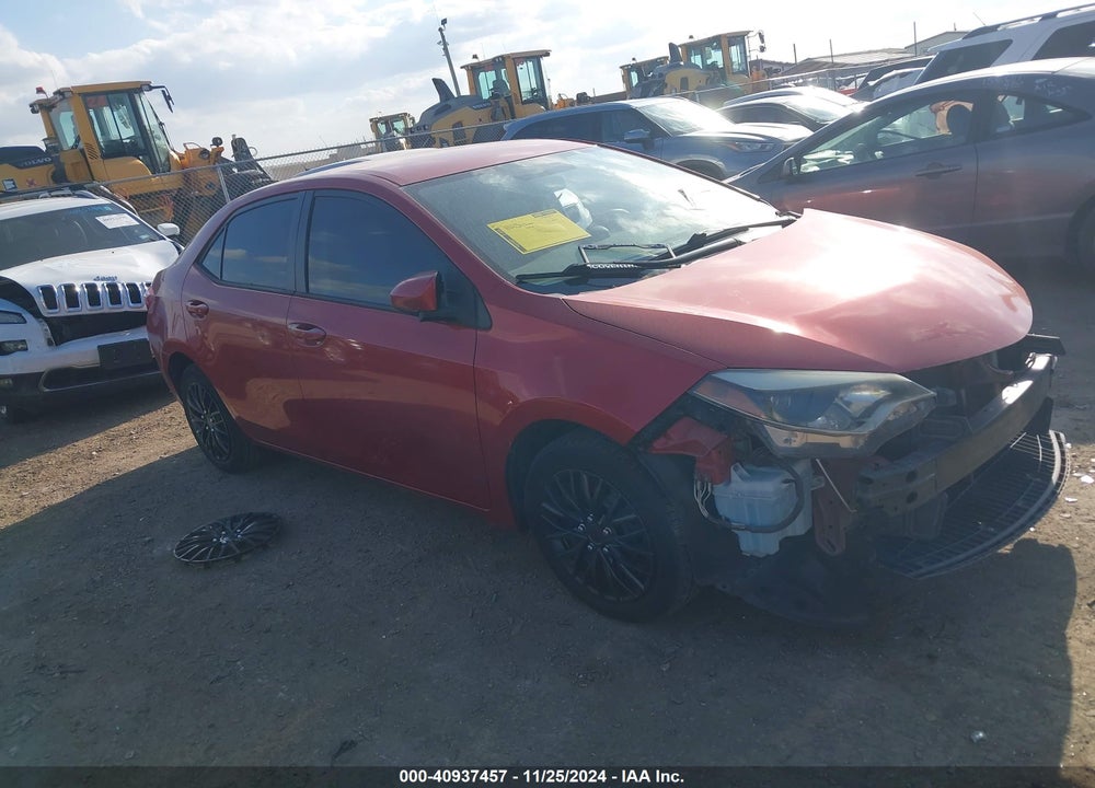 2015 TOYOTA COROLLA LE VIN: 5YFBURHEXFP364328
