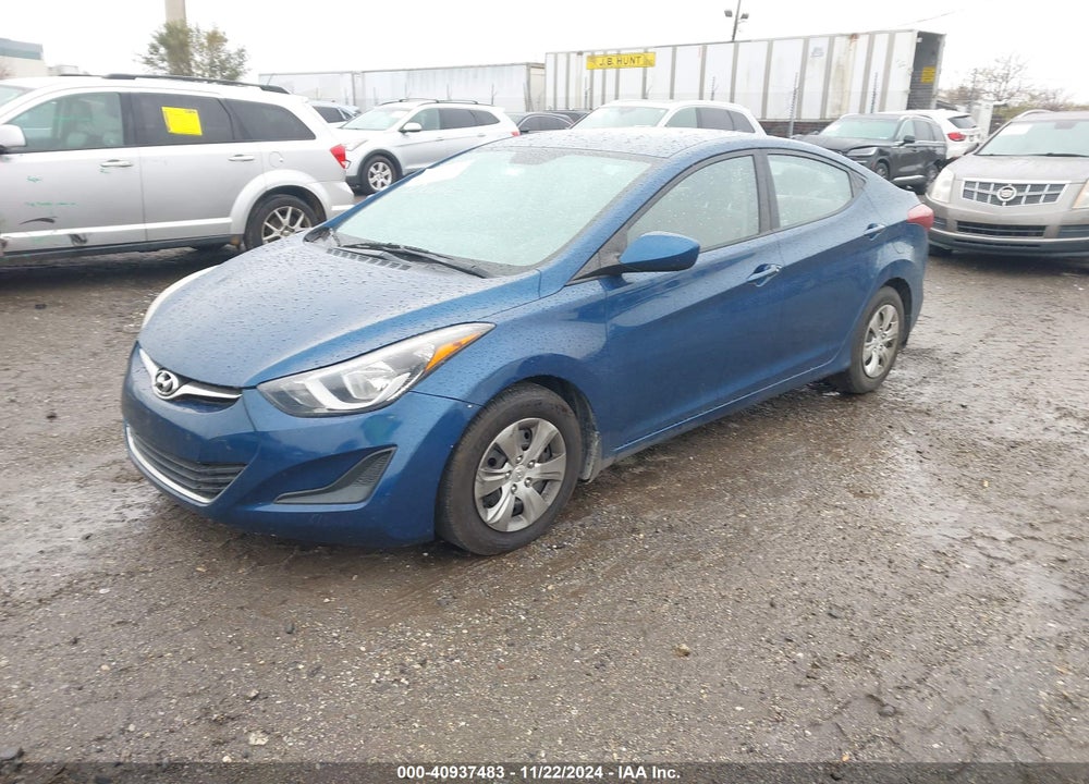 2016 HYUNDAI ELANTRA SE VIN: KMHDH4AE9GU643635
