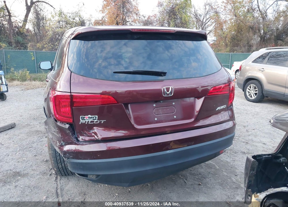 2018 HONDA PILOT EX-L VIN: 5FNYF6H53JB034120