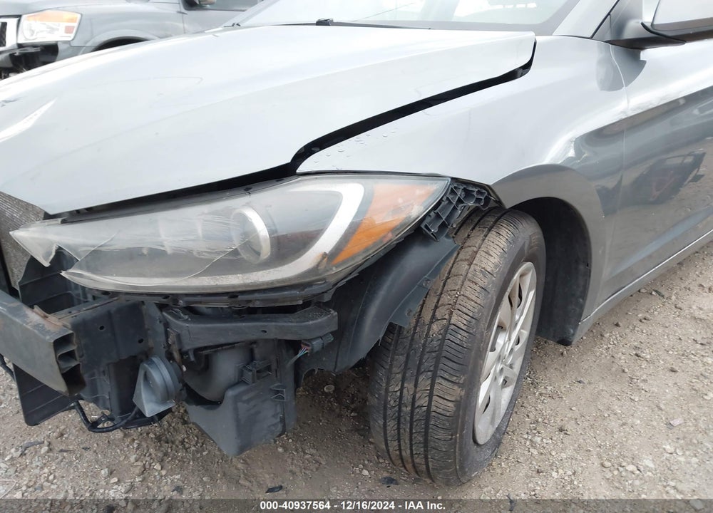 2017 HYUNDAI ELANTRA SE VIN: KMHD74LF9HU393646
