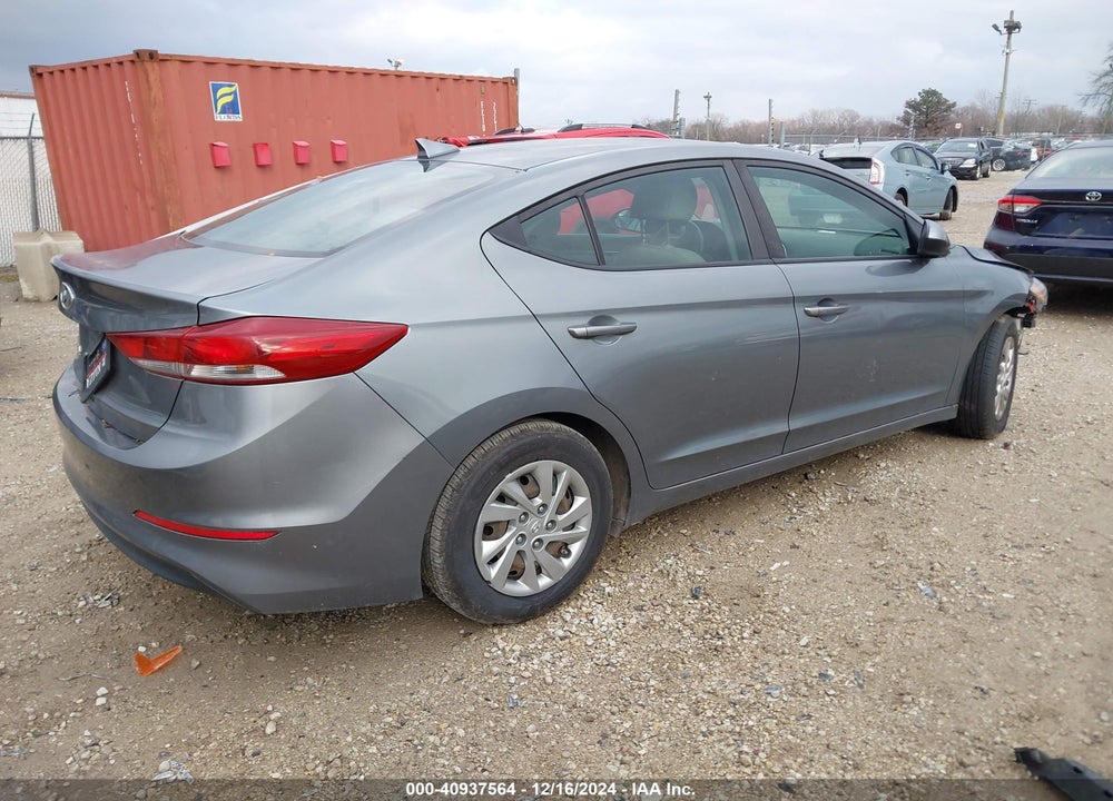 2017 HYUNDAI ELANTRA SE VIN: KMHD74LF9HU393646