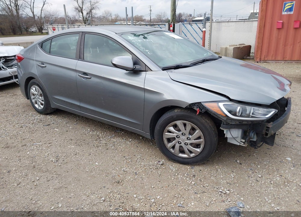 2017 HYUNDAI ELANTRA SE VIN: KMHD74LF9HU393646
