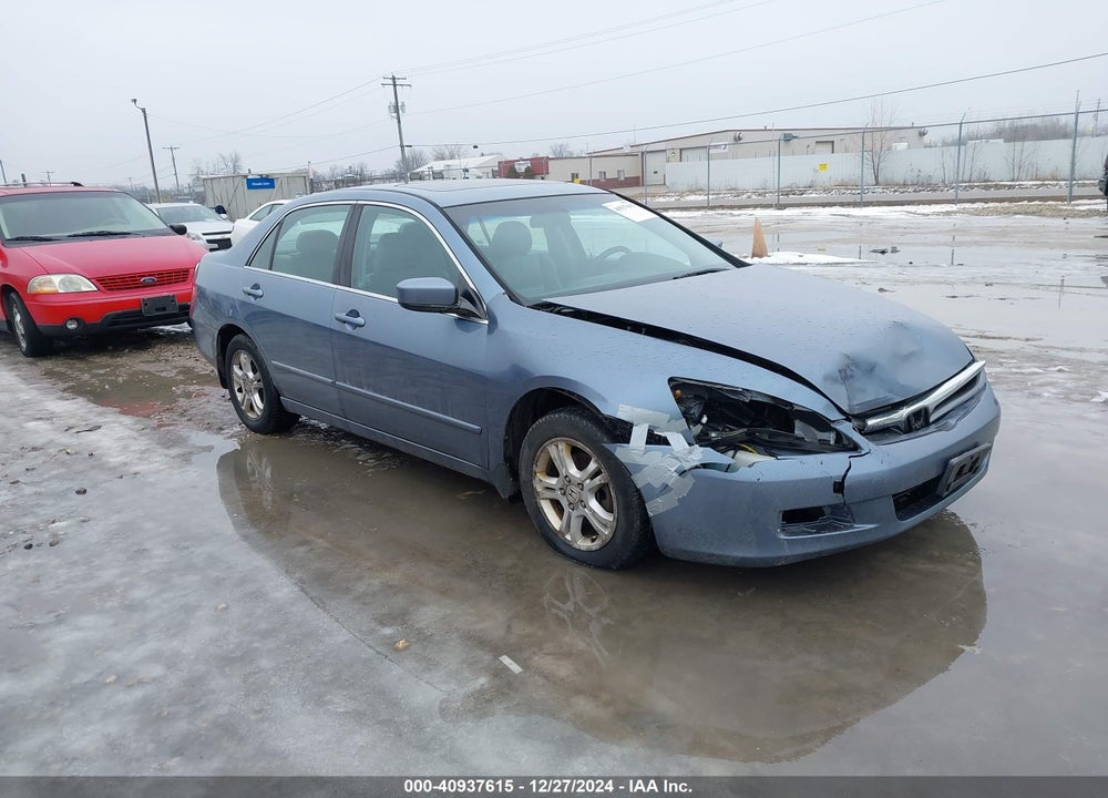 2007 HONDA ACCORD 2.4 EX VIN: 1HGCM56887A023396