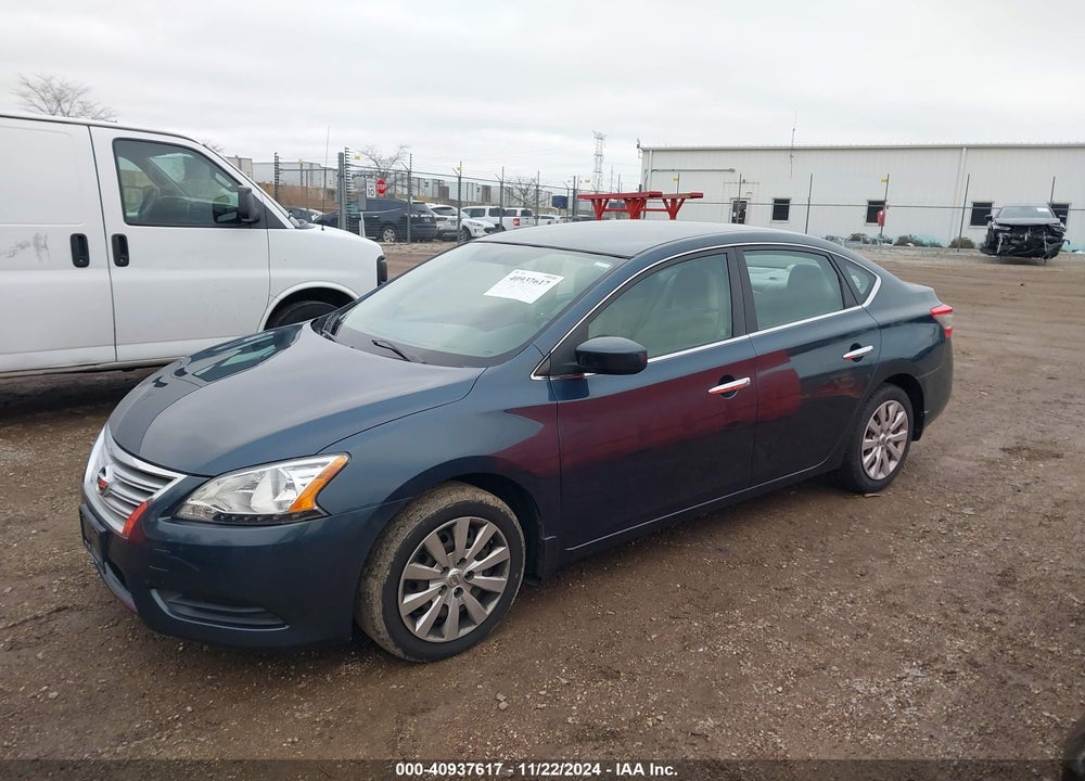 2013 NISSAN SENTRA SV VIN: 3N1AB7AP2DL614885