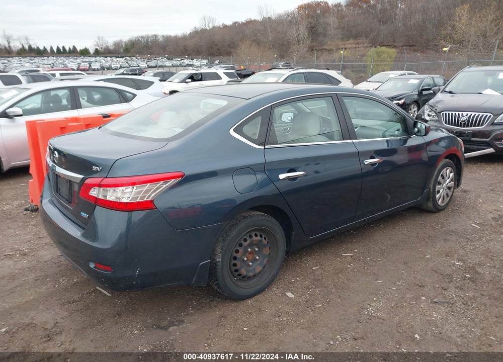 2013 NISSAN SENTRA SV VIN: 3N1AB7AP2DL614885