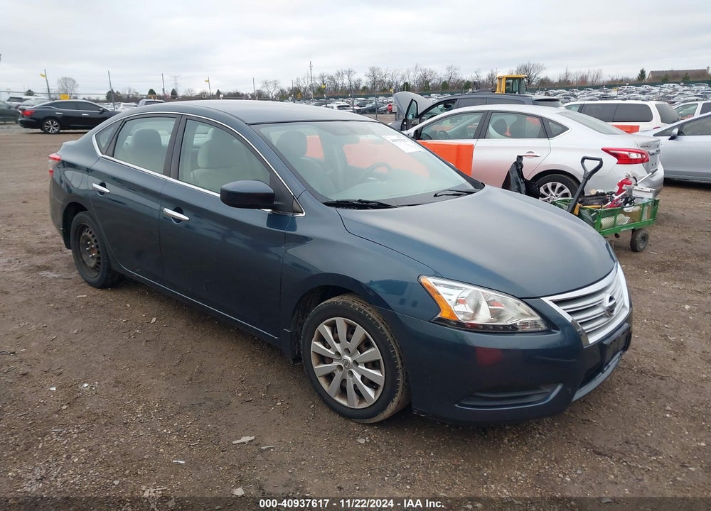 2013 NISSAN SENTRA SV VIN: 3N1AB7AP2DL614885
