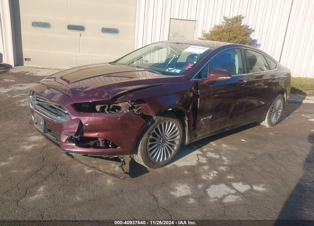 2013 FORD FUSION HYBRID TITANIUM VIN: 3FA6P0RU8DR316141