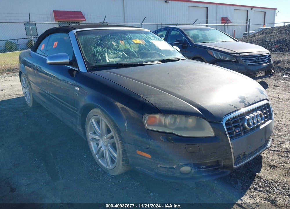 2007 AUDI S4 VIN: WUARL48H47K900742