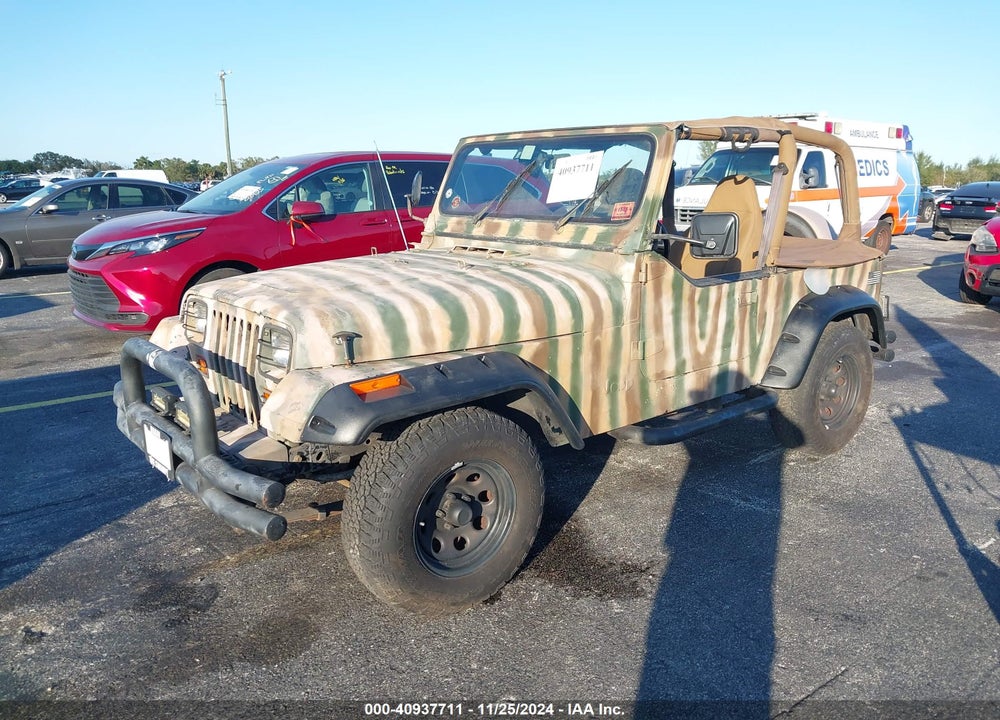 1995 JEEP WRANGLER / YJ S/RIO GRANDE VIN: 1J4FY19P0SP247578