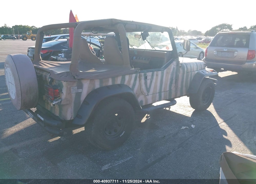 1995 JEEP WRANGLER / YJ S/RIO GRANDE VIN: 1J4FY19P0SP247578