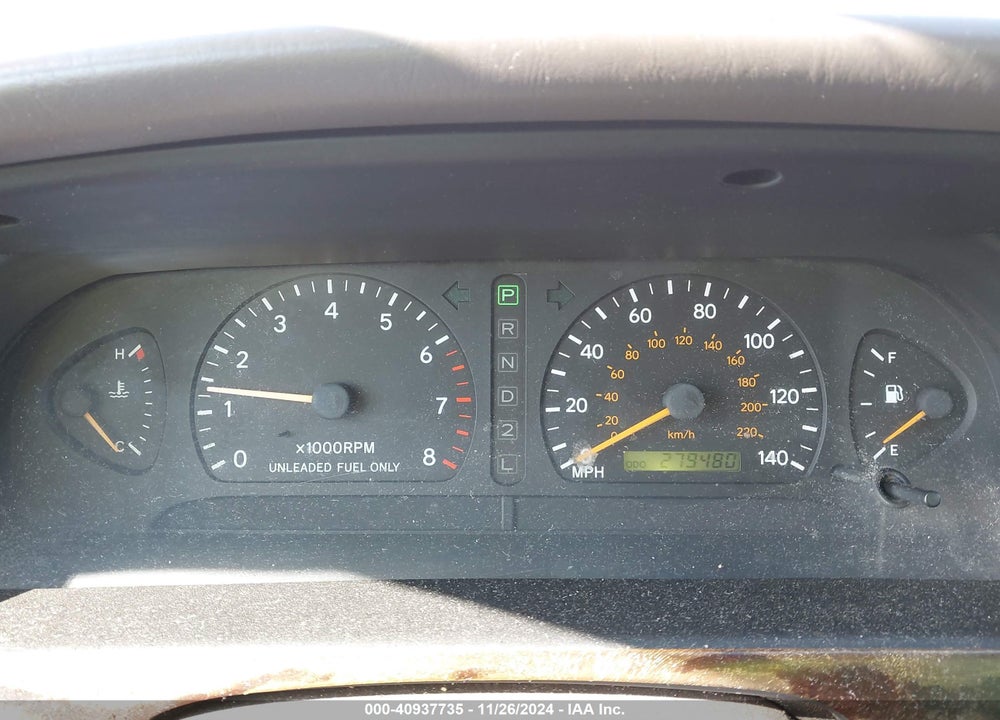 1998 TOYOTA AVALON XL VIN: 4T1BF18B5WU278750