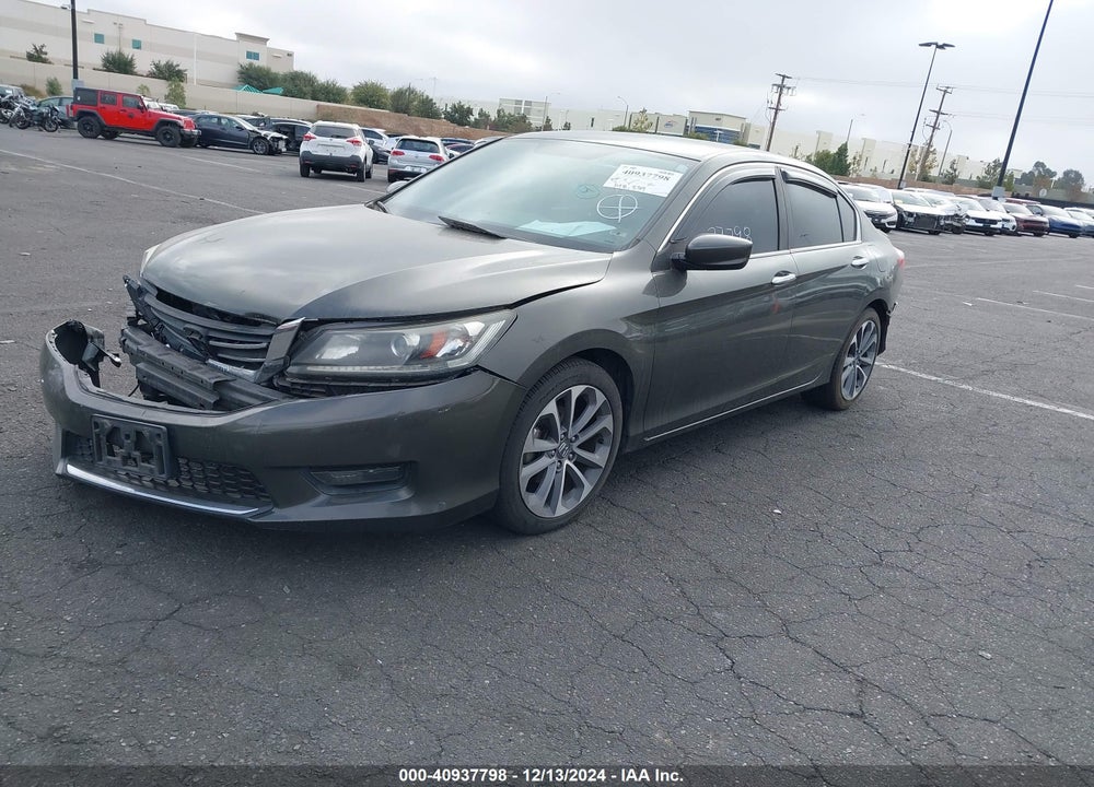 2014 HONDA ACCORD SPORT VIN: 1HGCR2F54EA115253