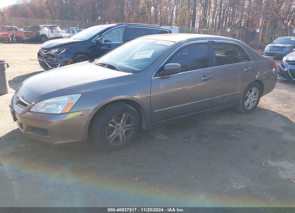 2007 HONDA ACCORD 2.4 EX VIN: 1HGCM568X7A195610